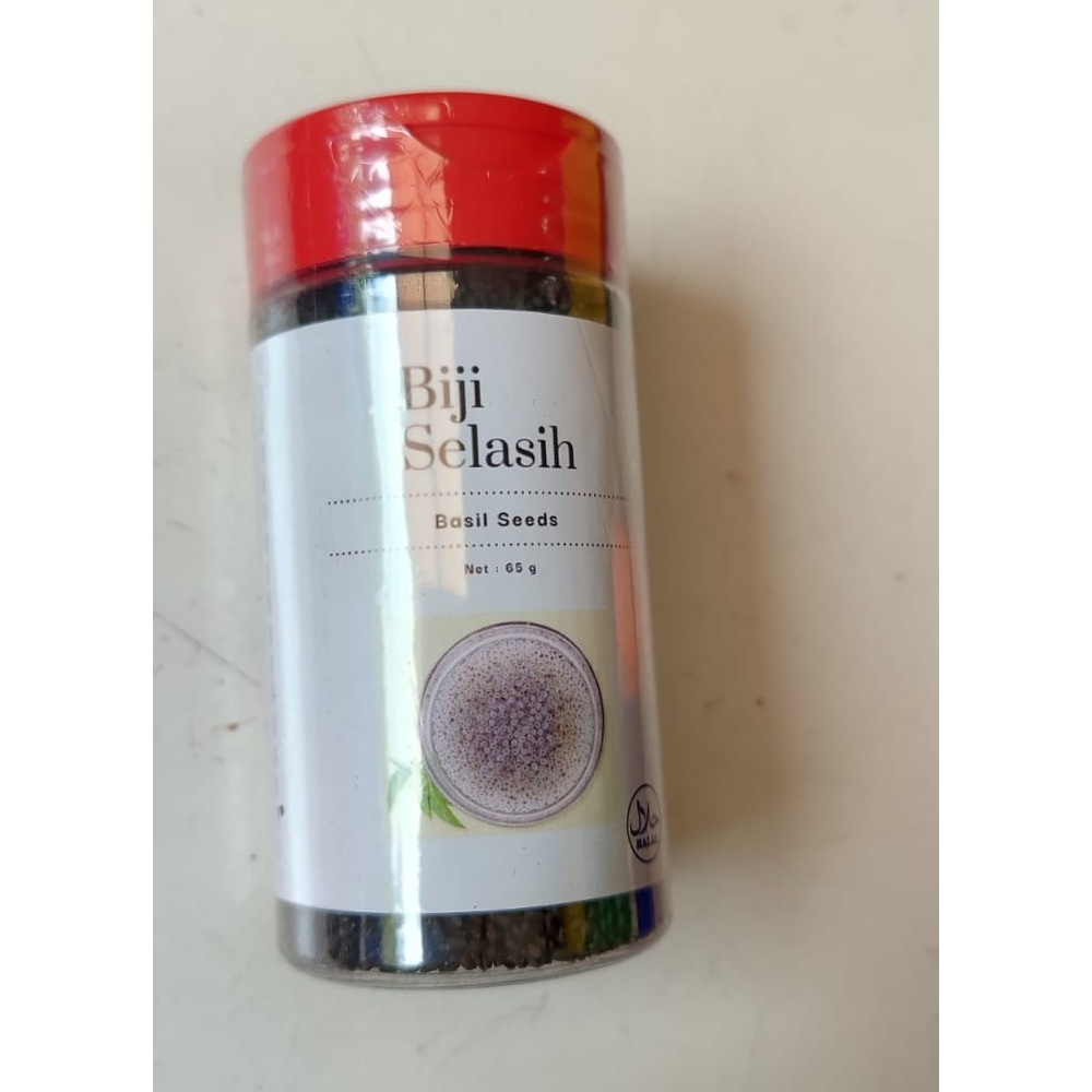 

Biji Selasih / Basil Seeds 65 Gr