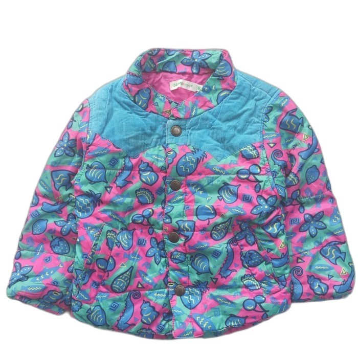 jaket anak Beams Mini fullprint padded jacket