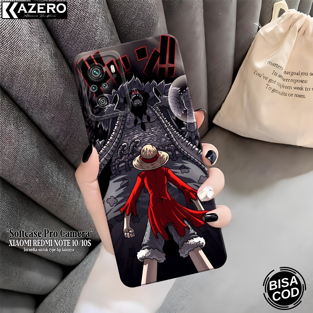 Casing Hp Xiaomi Redmi Note 10 / 10S  - Fashion Case Anime Case Redmi Note 10 / 10S  Silikon Pro Cam