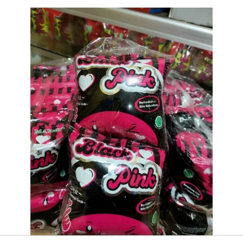 

Ciki Black Pink /Snak Berhadiah Uang tunai 1 Dus isi 40 pcs