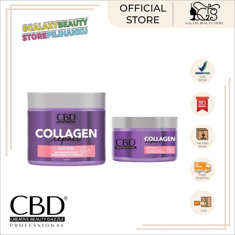 CBD COLLAGEN REPAIR HAIR MASK 500GR / CBD UNGU HAIR MASK