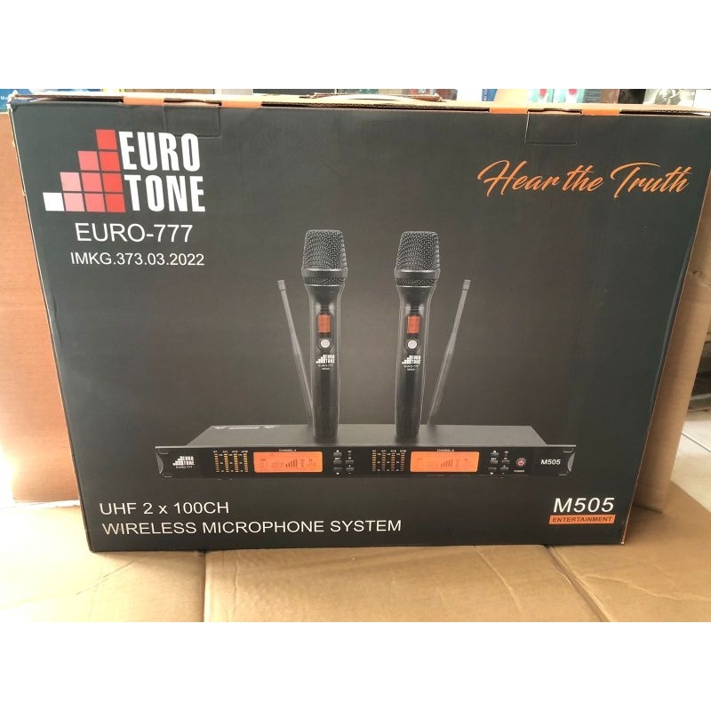 Mic Microphone Wireless EURO TONE M-505