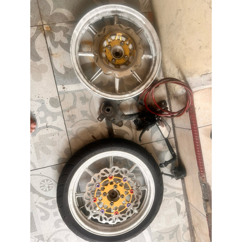 VELG VROSSI PALANG 8 DAN CAKRAM DOUBLE BEAT FI