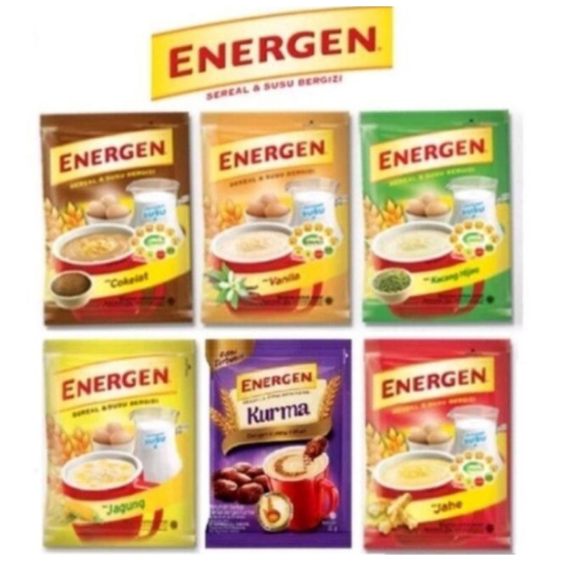 

1 Renceng 10 Sachet Energen minuman sereal