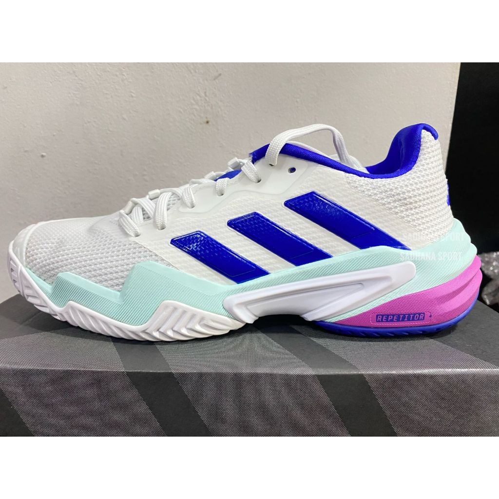 Sepatu Tenis Adidas Barricade M 2024 Putih [IF9129]