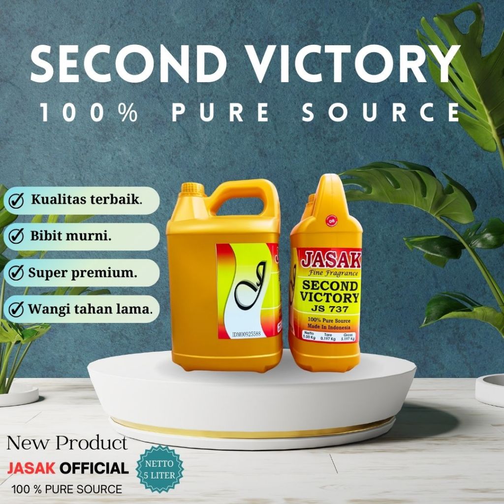 SECOND VICTORY KEMASAN 5 LITER SEGEL PLASTIK BY JASAK INSPIRED V. SECRET SCANDLOUS