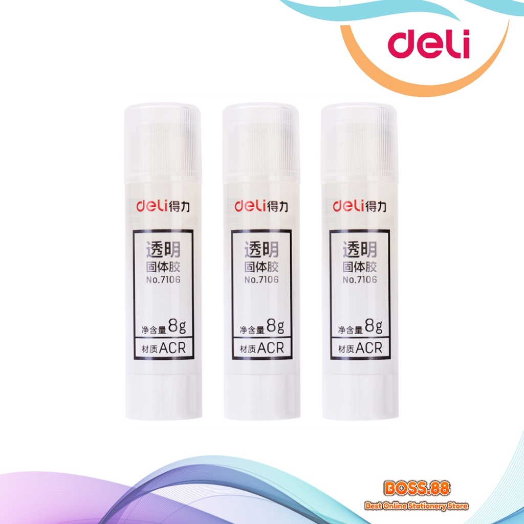 

GLUE STICK / LEM STICK DELI 7106 8 GR (1 PCS)