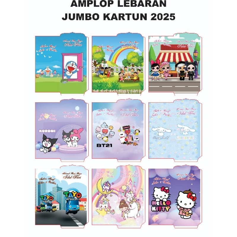 

Amplop Jumbo Kartun 1000 Lembar Free Plastik Opp