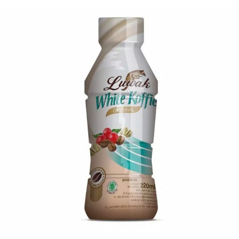 

LUWAK WHITE COFFEE ORIGINAL PET 220ML BOTOL