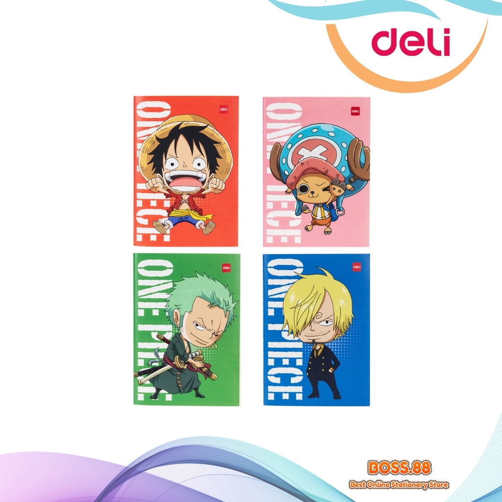 

NOTEBOOK / BUKU CATATAN DELI A5 N-006 ONE PIECE (1 PCS)