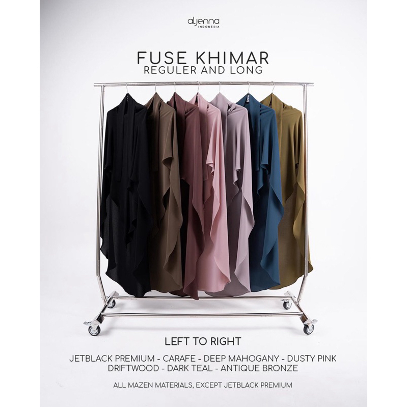 Fuse Khimar size Reguler by Aljenna