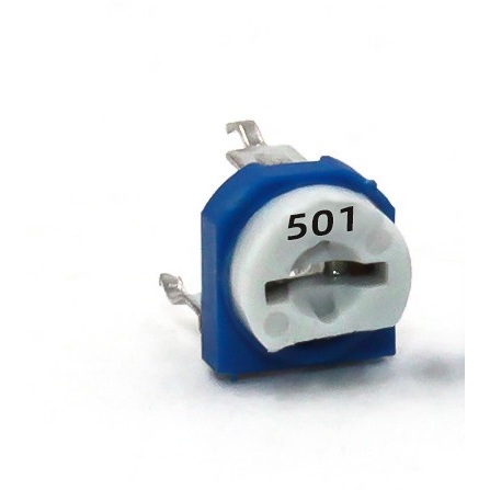 Trimpot 501 atau 500 ohm ok