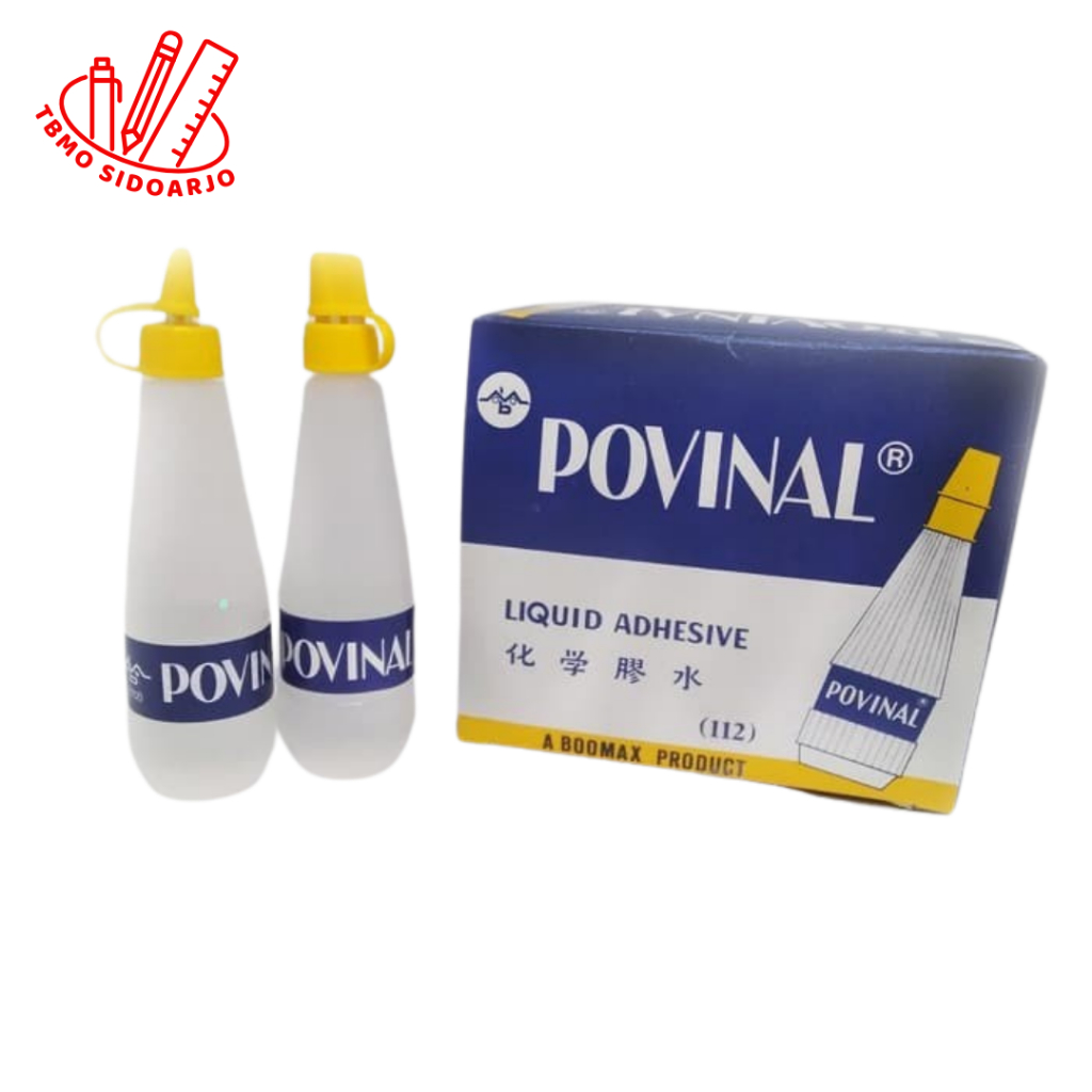 

TBMO Lem Povinal Kecil 112 75ml / Lem Cair / Lem Kertas