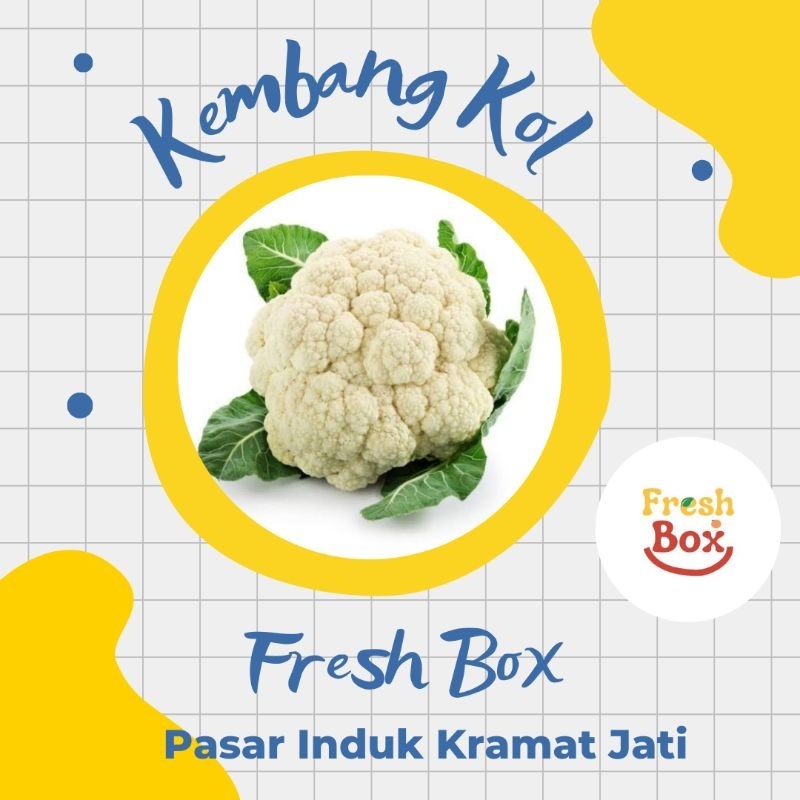 

Fresh Box Kembang Kol 500 gram