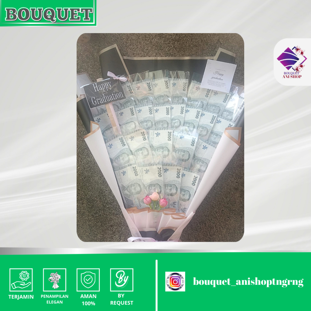 BUKET UANG 2000AN+BUKET UANG+BUKET WISUDA+BUKET ULANG TAHUN