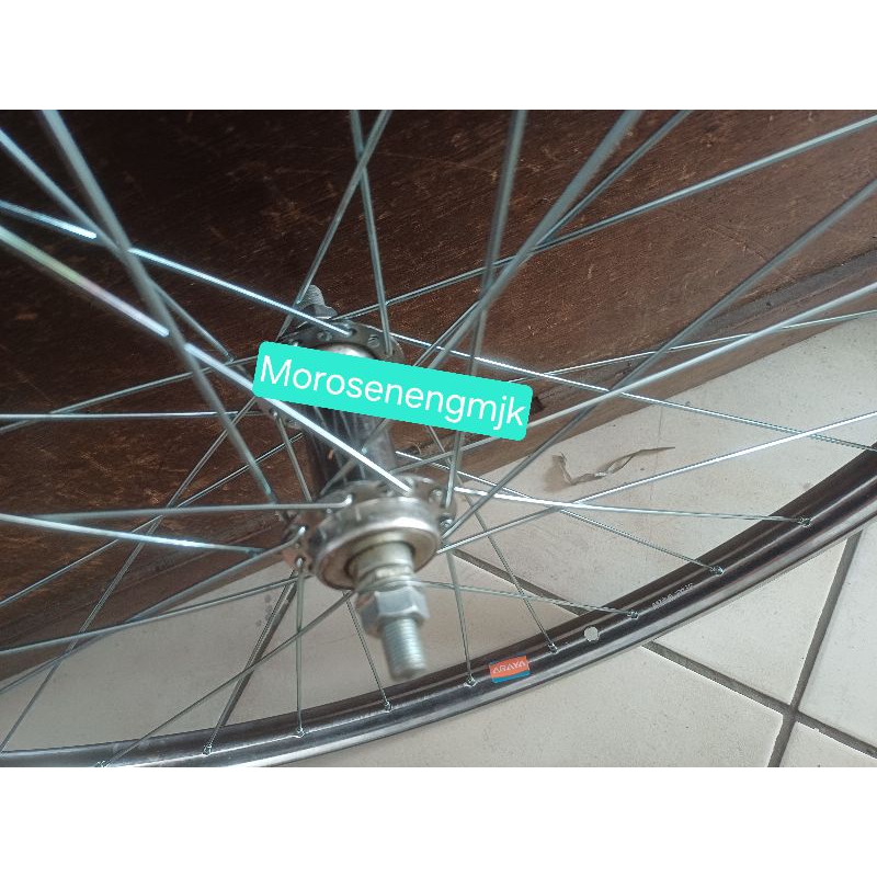 Velg Jengki Komplit Muka Araya / Peleng Sepeda 26 x 1 3 /8 Muka komplit / Rims komplit sepeda Jengki