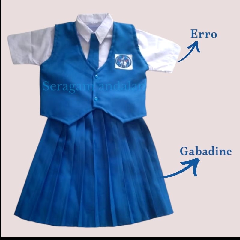 SERAGAM TK NASIONAL BIRU PUTIH