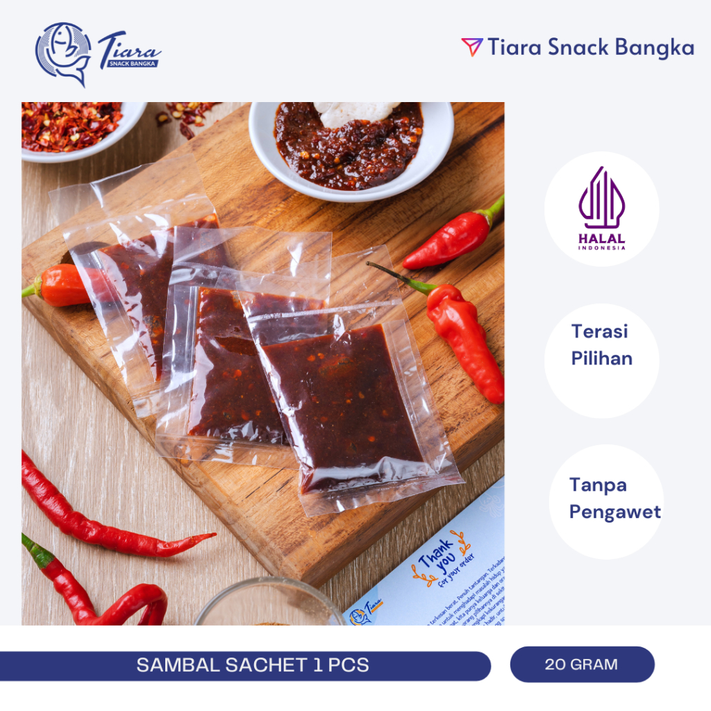 

Sambel Kerupuk Kemplang Panggang Bakar Khas Bangka dari Tiara Snack