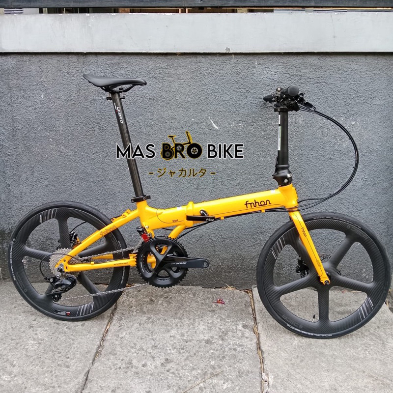 sepeda lipat fnhon blast discbrake 22 inc 2x11 speed carbon deca 451