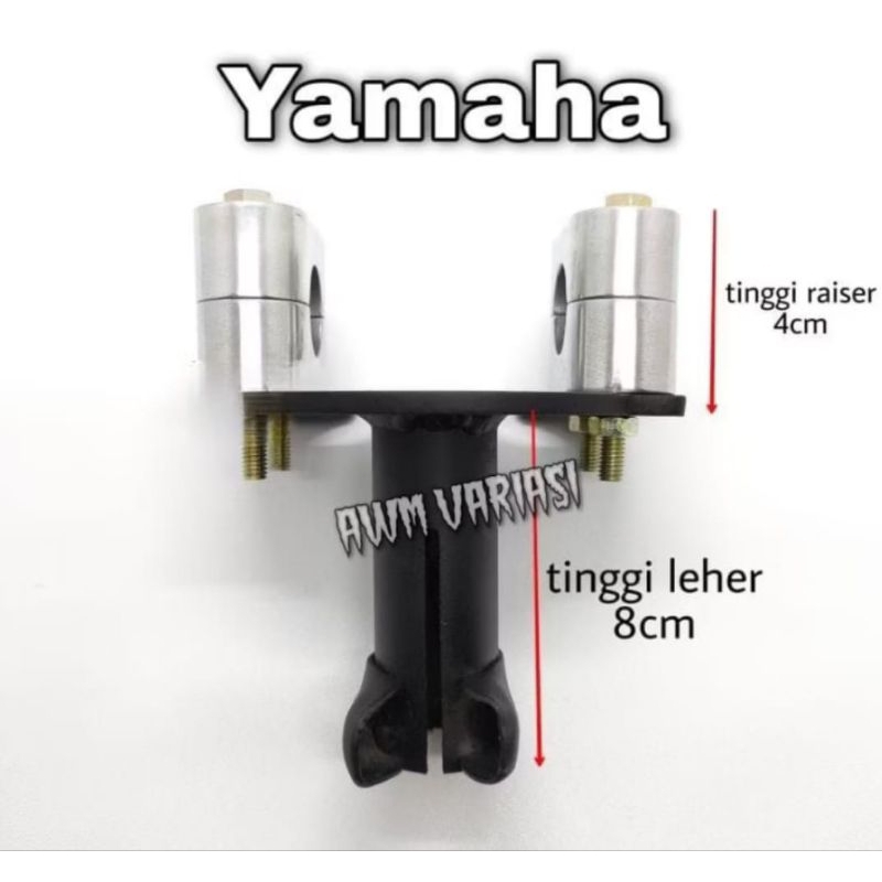 Adaptor dudukan stang yamaha peninggi stang racing adaptor yamaha dudukan stang