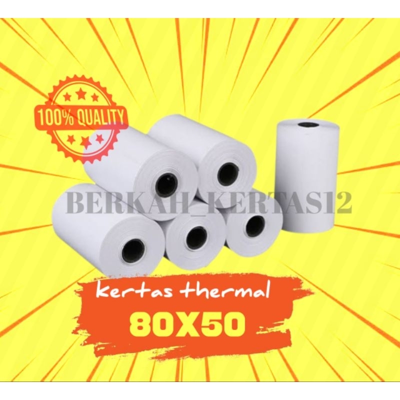 

Kertas Thermal 80x50mm Hight Quality