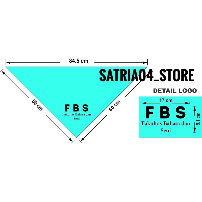 slayer segitiga custom logo/slayer umroh/slayer ospek/slayer sablon dtf