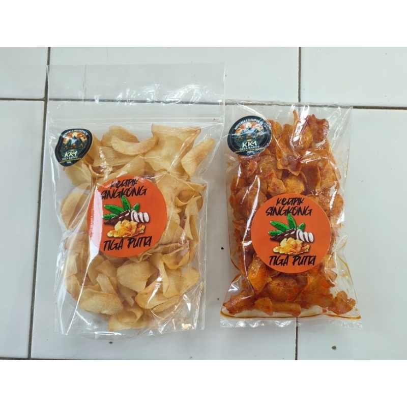 

Keripik Singkong "Tiga Putri" (Ukuran 200 Gram)