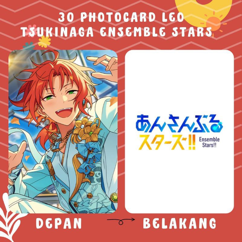 [30 PCS] PHOTOCARD LEO TSUKINAGA ENSEMBLE STARS TERMURAH
