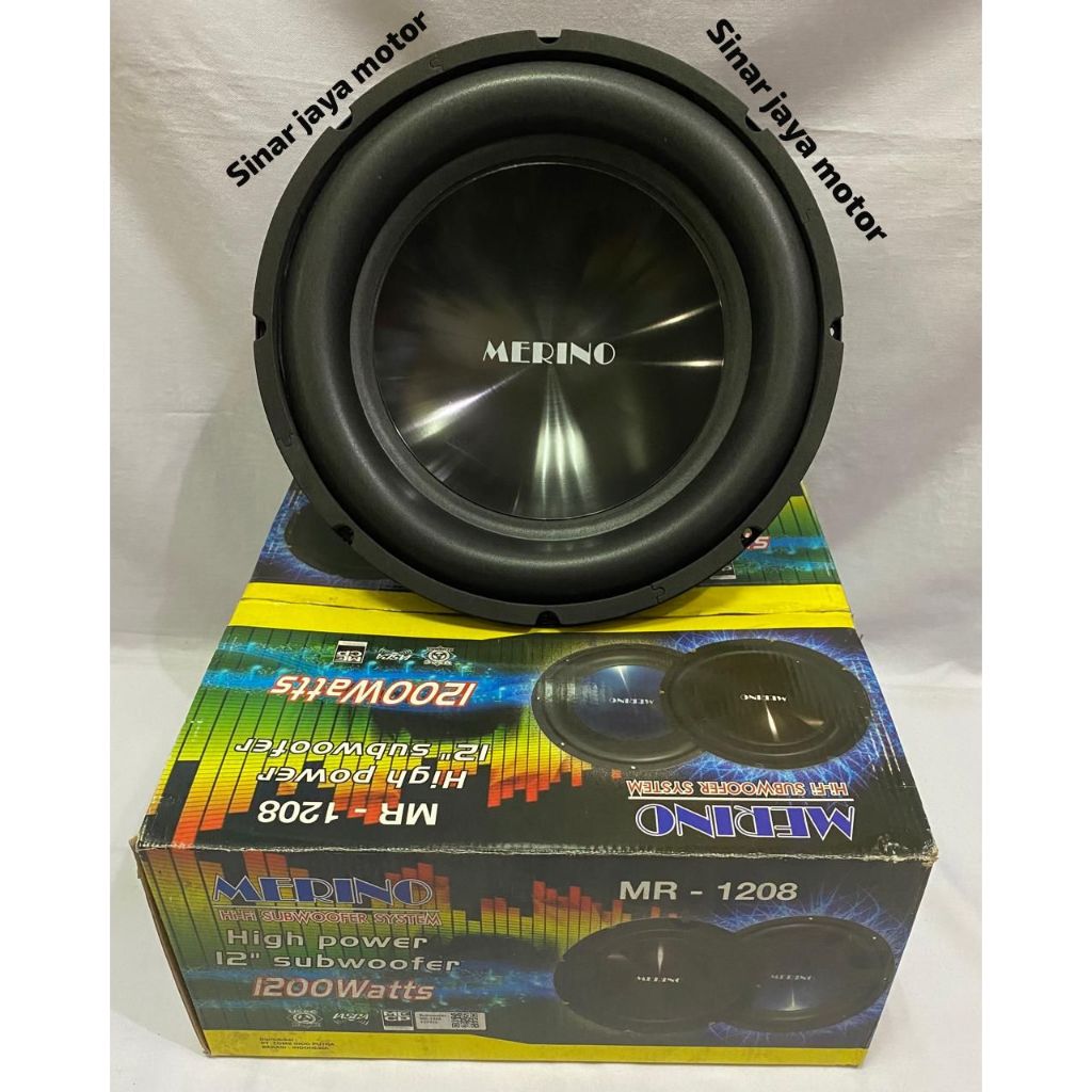 SUBWOOFER / SUBWOFER MERINO 12 INCH MR-1208 / MR 1208 DOUBLE COIL