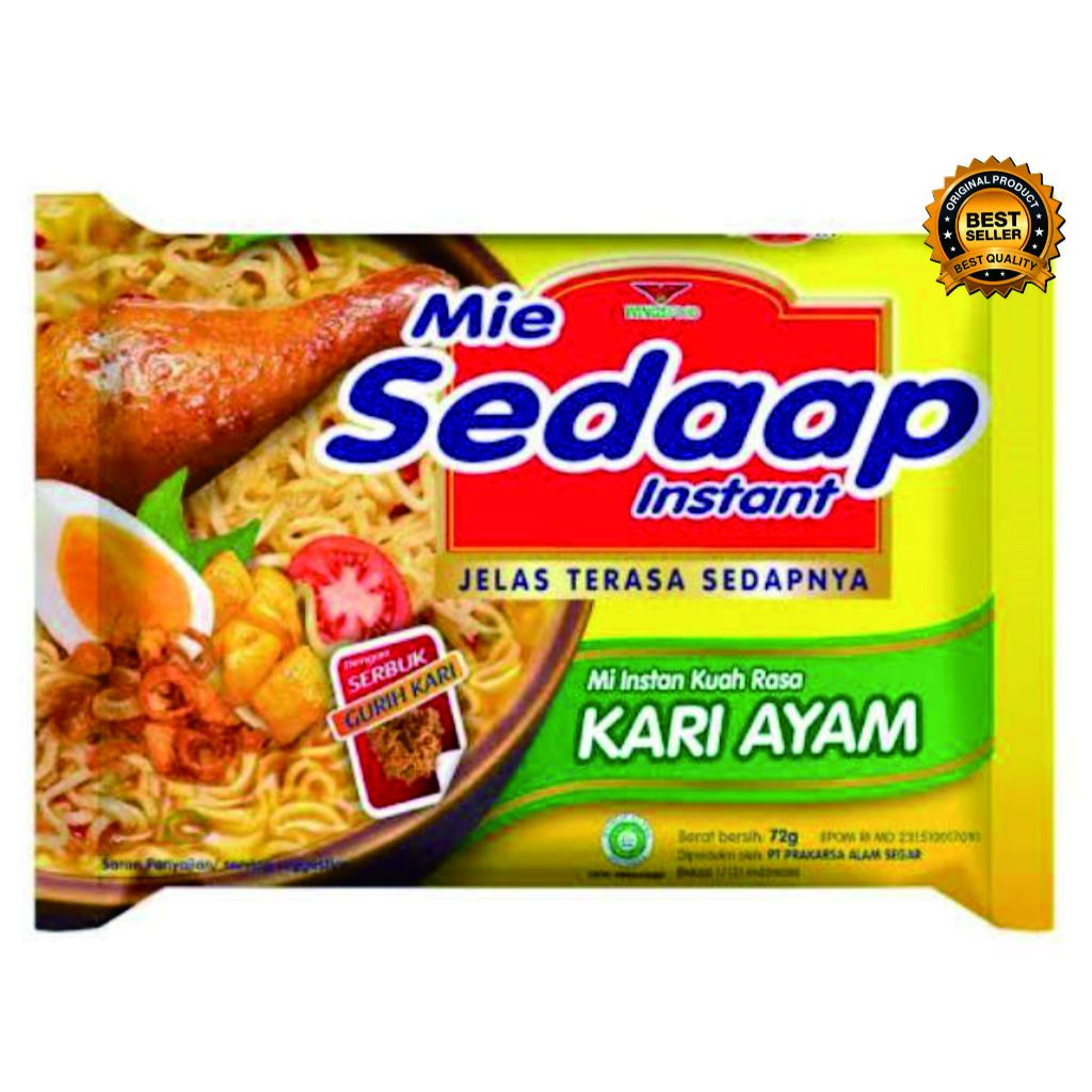 

Mie Sedaap Kari Ayam 72gr / Sedaap Mie Kari Ayam 72 Gram