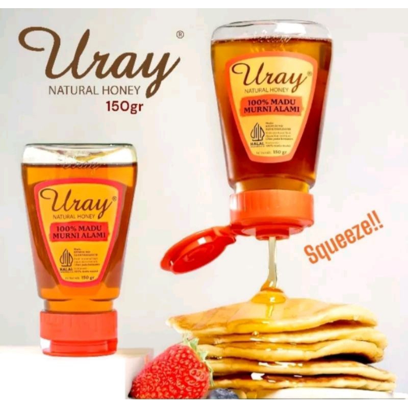 

Madu Uray Squeeze / 100% Madu Murni dalam kemasan Squeeze 150gr Honey
