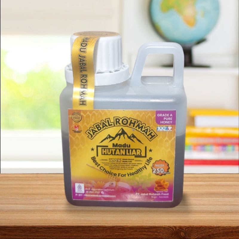 

Madu Asli Murni Hutan Liar Jabal Rohmah Grade A 250g - 100% Alami Natural Pure Raw Honey