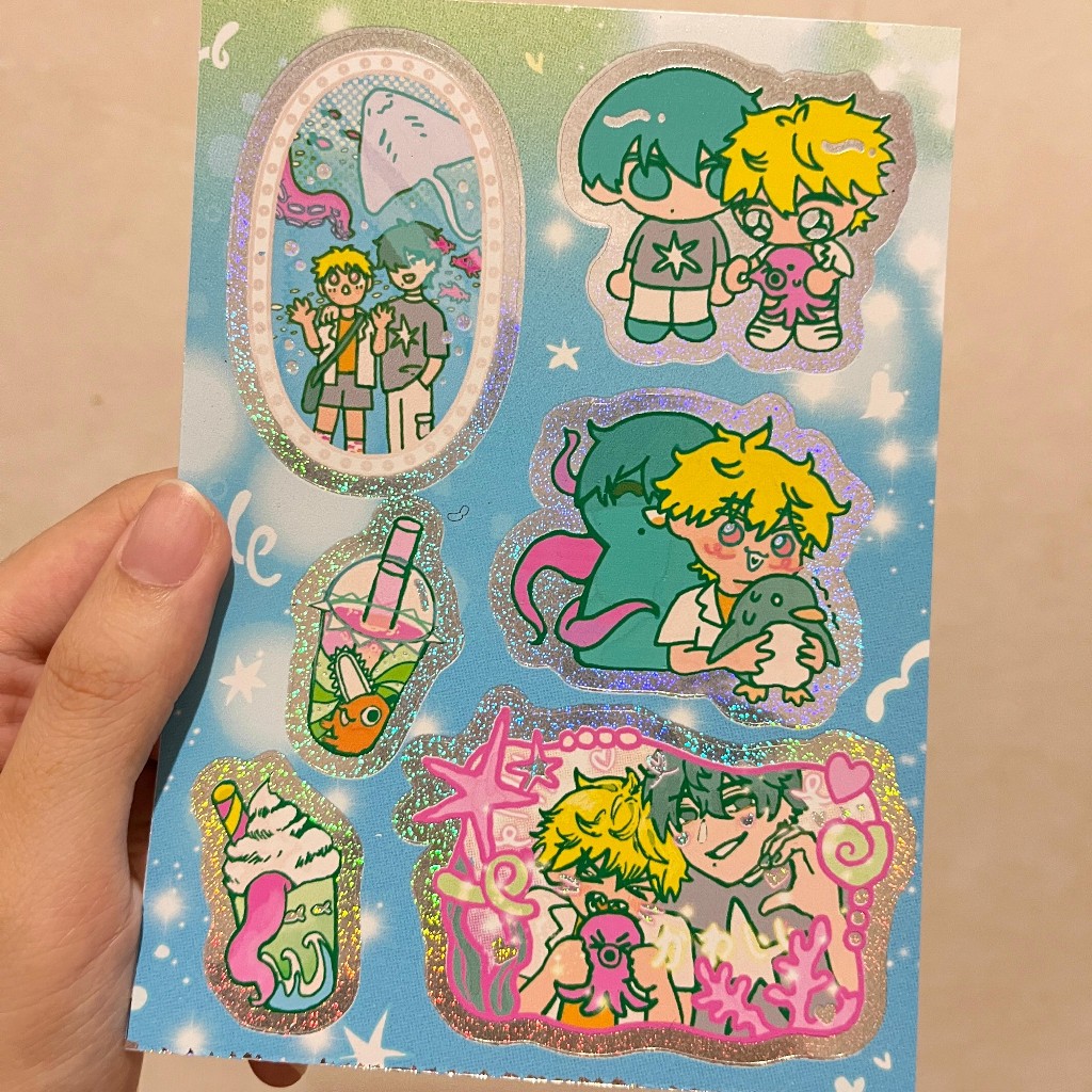

Yoshiden Hologram Sticker Sheet