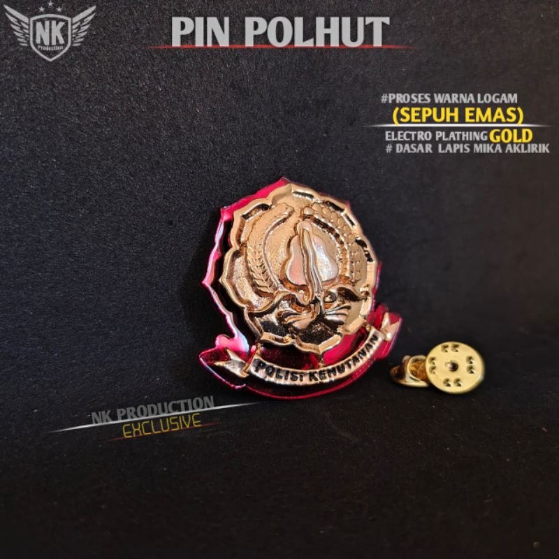 pin logo polhut exclusive