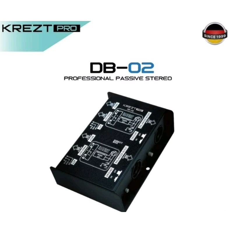 Direct box Krezt Pro Db 02 passive stereo di box pasif