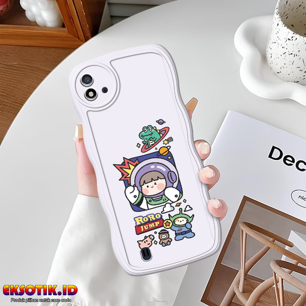 Case Realme C11 2021 Gelombang - Casing Realme C11 2021 - Silikon  Realme C11 2021 - Softcase Realme