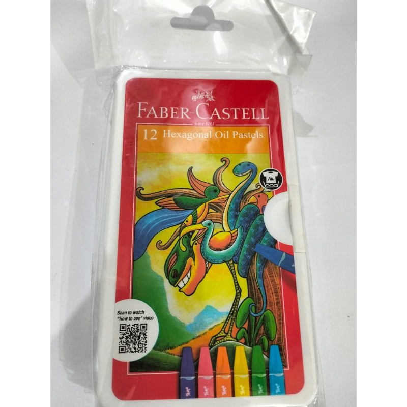 

CRAYON 12 warna merk FABER CASTEL CRAYON WARNA WARNI CRAYON SPOTLIGHT OIL PASTEL