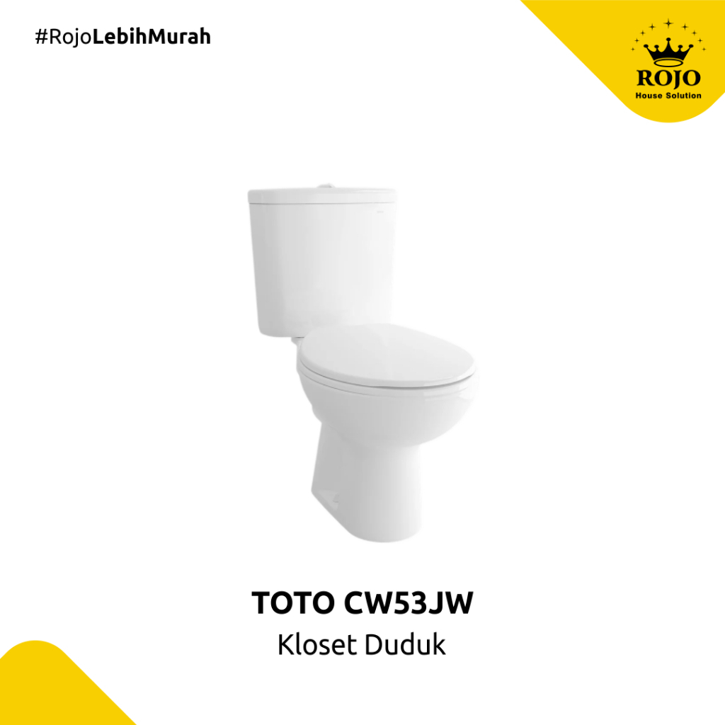 TOTO CW53JW/F-W BOWL + SW53JP/53-2W TANK