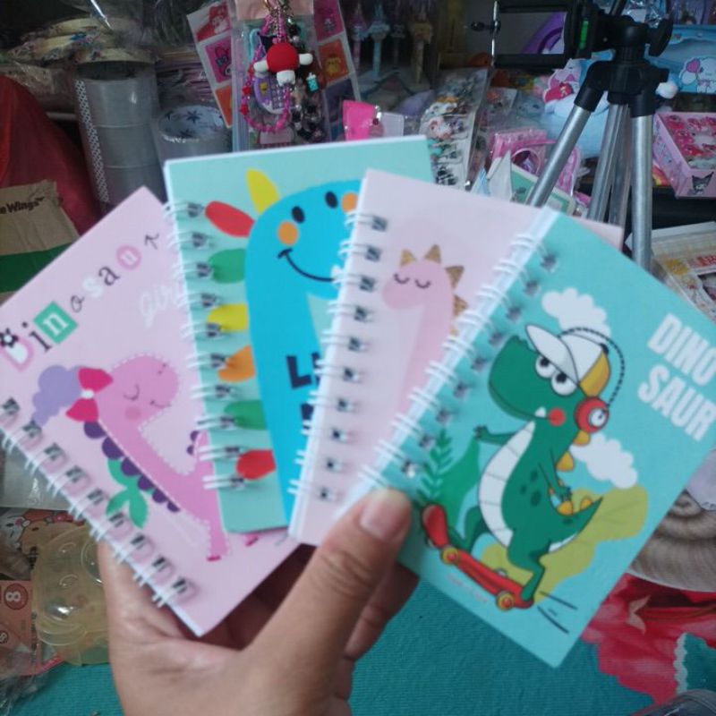 

DSB 14 Note kecil motif Note donat memo saku buku jurnal notes dino