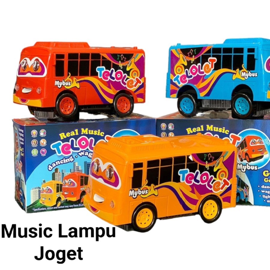 Mainan Anak Bus Tayo Dancing Oleng Telolet Tayo Bus Mainan Anak