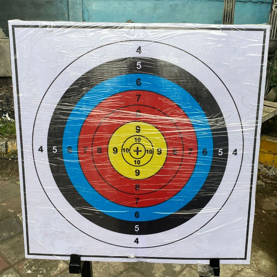 BANTALAN PANAHAN KOMPLIT FACE TARGET 40X40X4CM SPONS ATI EVA FOAM
