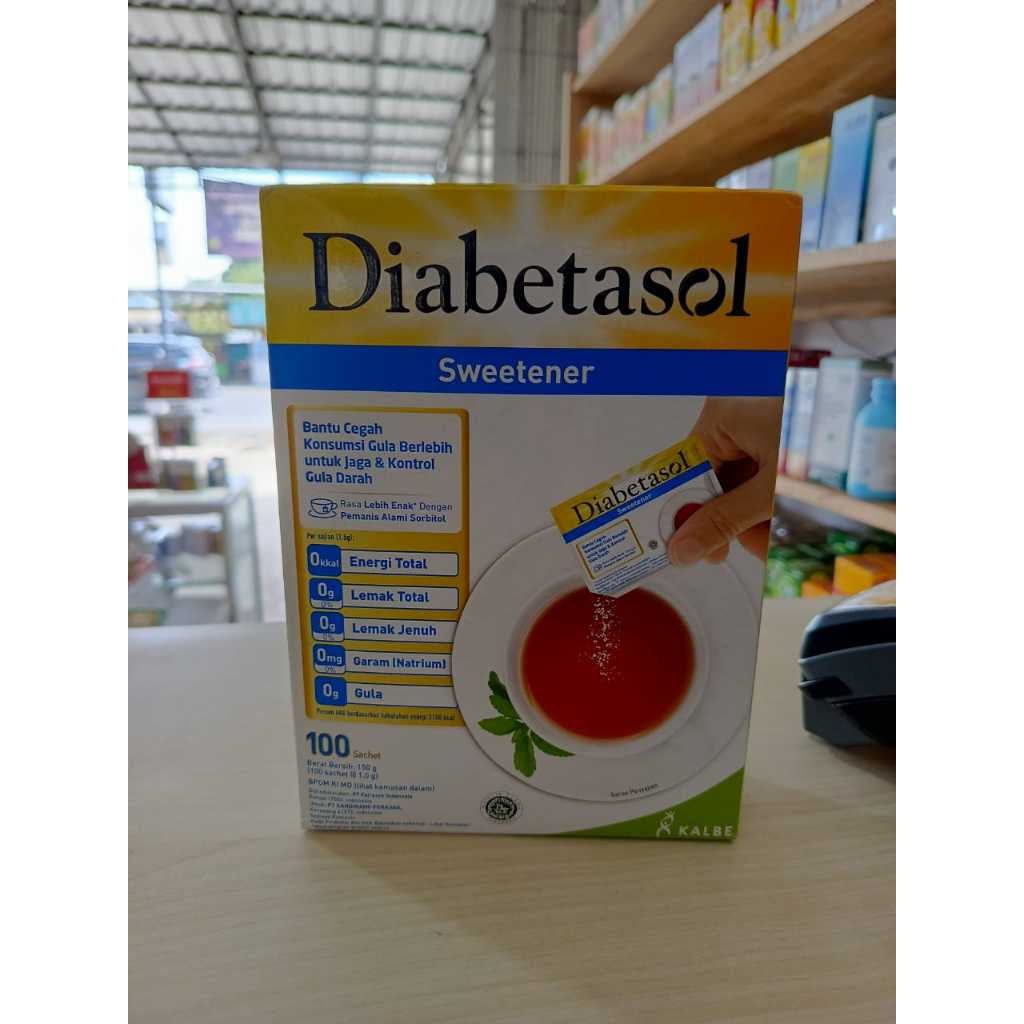

DIABETASOL SWEETENER 150 GR @100SACH