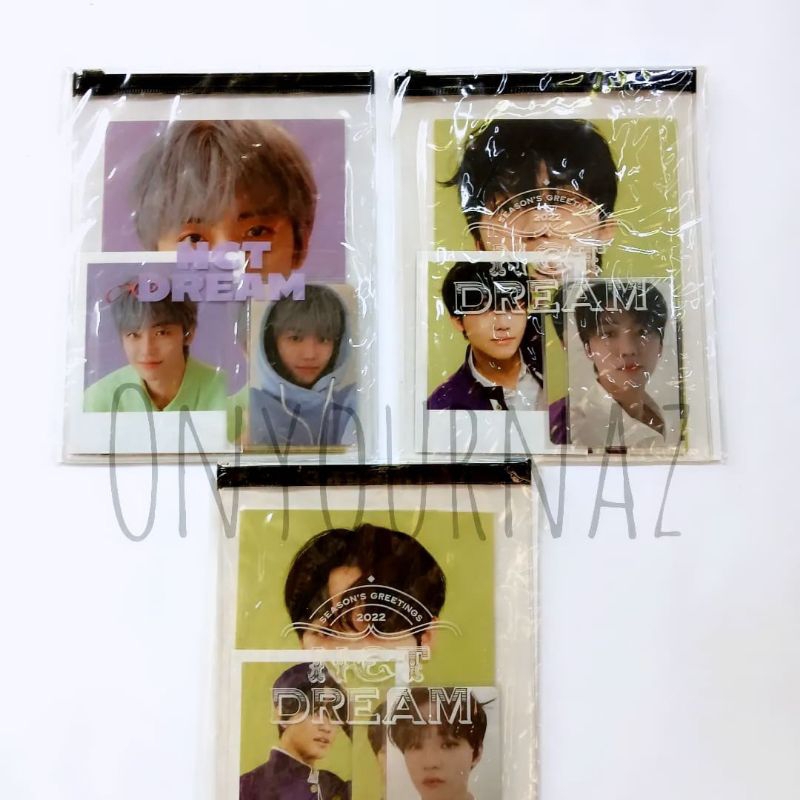 BACA DESKRIPSI (ready stock) Take all Photocard official season greating Jaemin chenle, hoodie biru