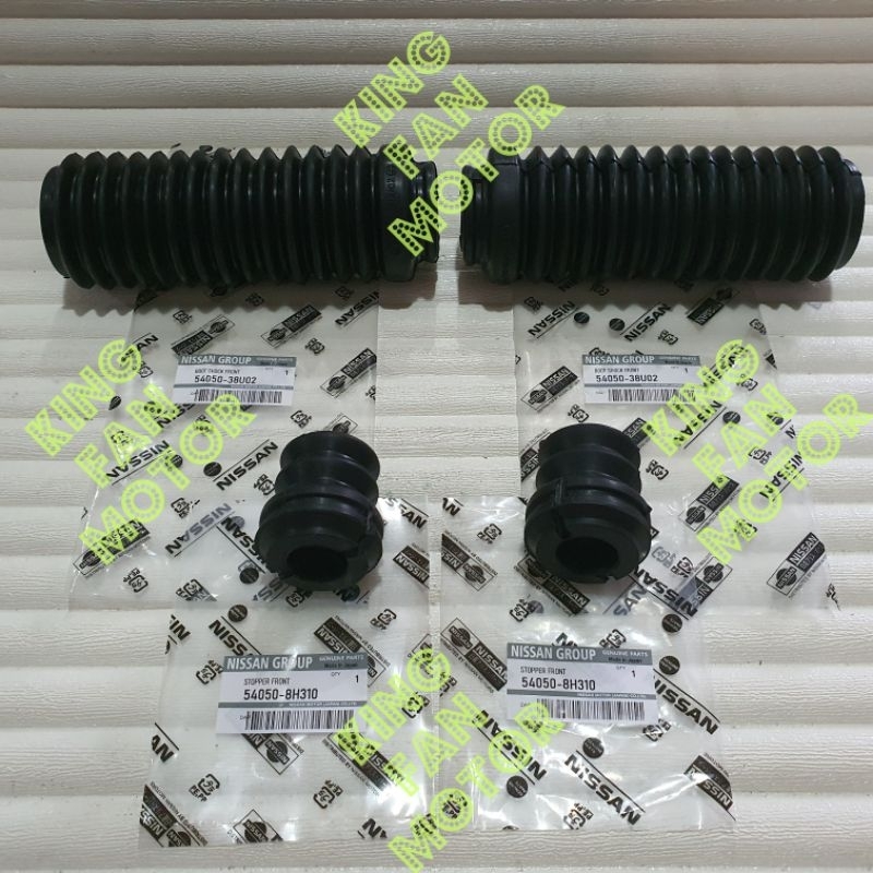 BOOT SHOCK DEPAN XTRAIL T30 + STOPPER DEPAN XTRAIL T30 4PC