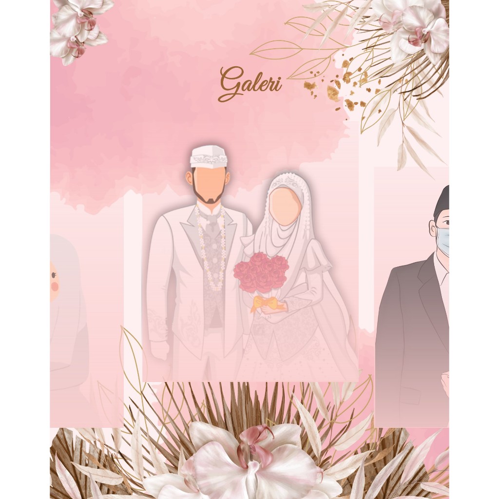Undangan Digital Video Pernikahan Soft Pink