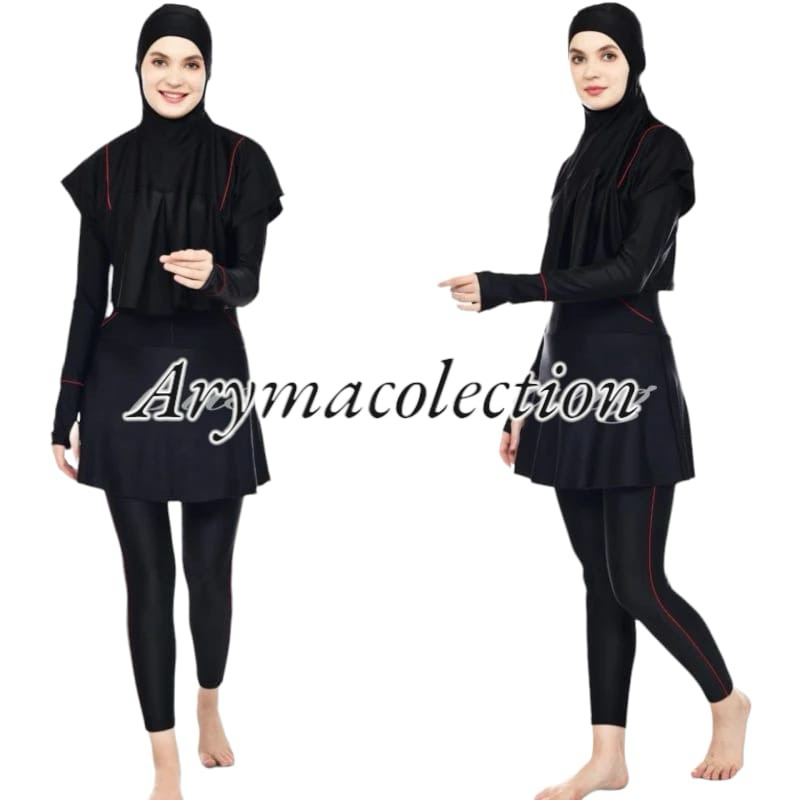 Baju renang wanita muslimah/baju renang muslimah syar'i/baju renang hijab muslimah