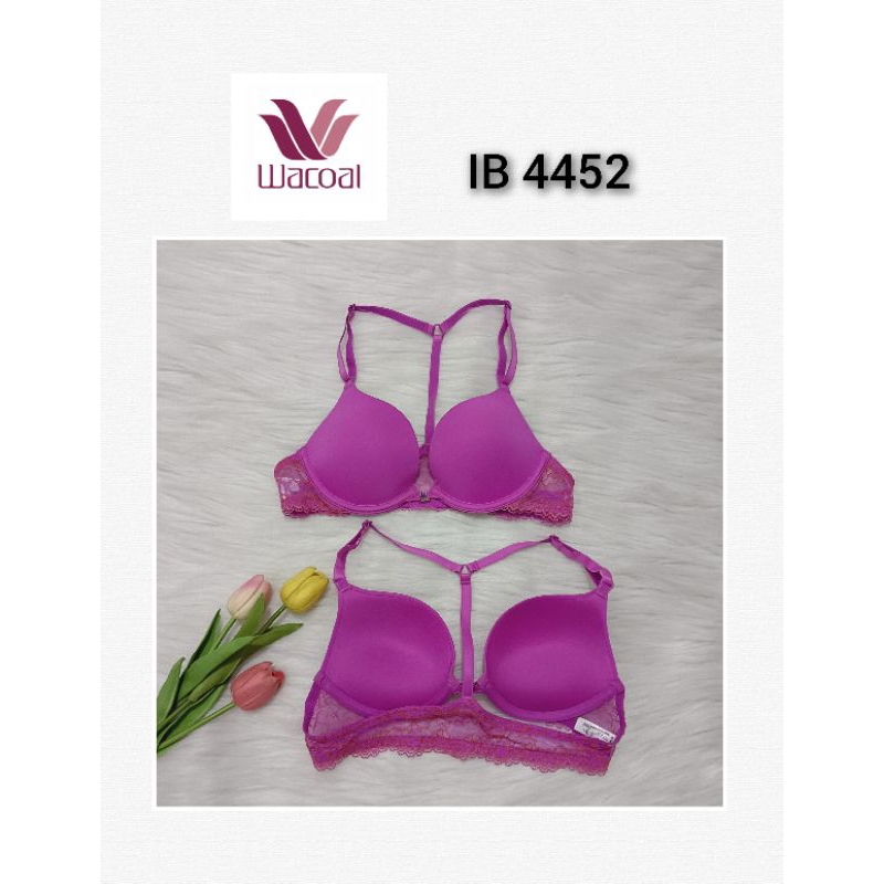 Wacoal bra kait depan kawat busa tebal Lebel 1 IB 4452