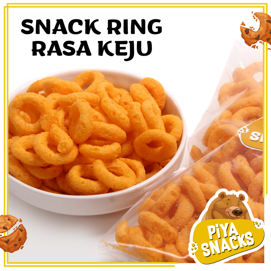

Snack Ring Rasa Keju 125 gram Jajan Murah