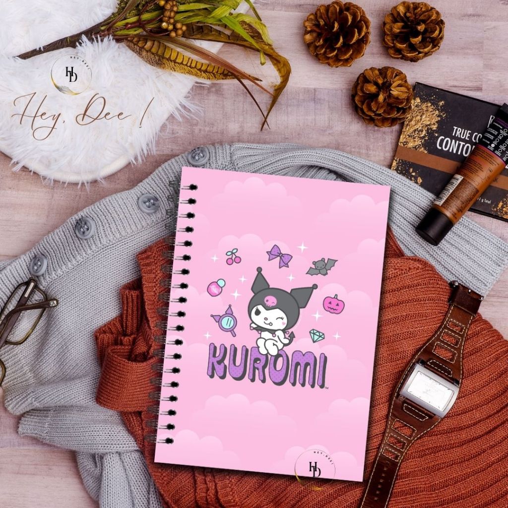 

HeyDee Notebook A5 Spiral Edisi KUROMI SERIES