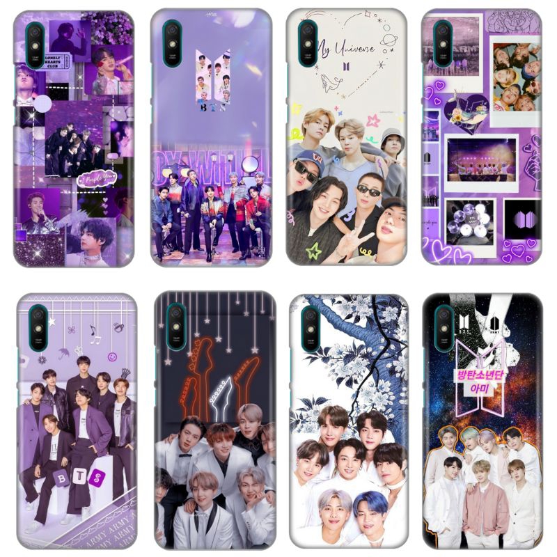 Softcase BTS Redmi 7 7a 8 Pro Note 7 8a 9a Note 9 9c Note 9 Pro - Casing KPop.id